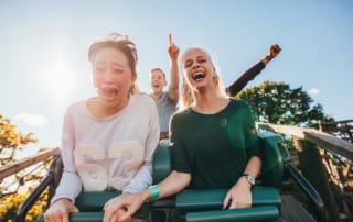 Photo of 2 Women on Hersheypark’s New Roller Coaster