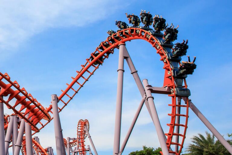 People riding a rollercoaster, unique things to do in Hershey PA