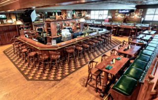 Interior of O'Reillys restaurant at Central Hotel, one of the best places to eat in Harrisburg