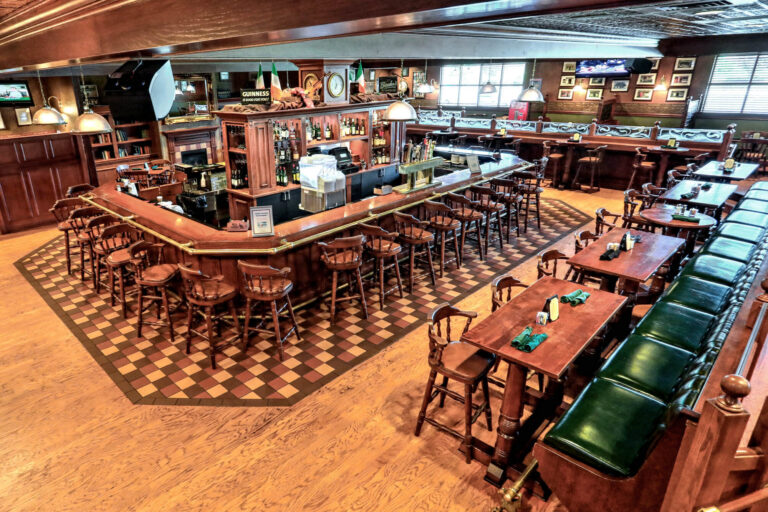 Interior of O'Reillys restaurant at Central Hotel, one of the best places to eat in Harrisburg